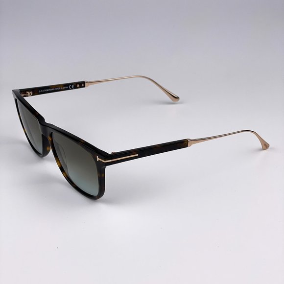 TOM FORD FT0813 Caleb 52G Sunglasses Brown Gradient Titanium Men - Picture 7 of 9